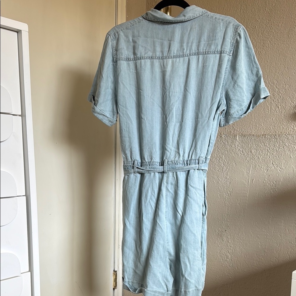 NWT - Blue B - Light Blue Tencel Romper - Size L - Picture 9 of 9
